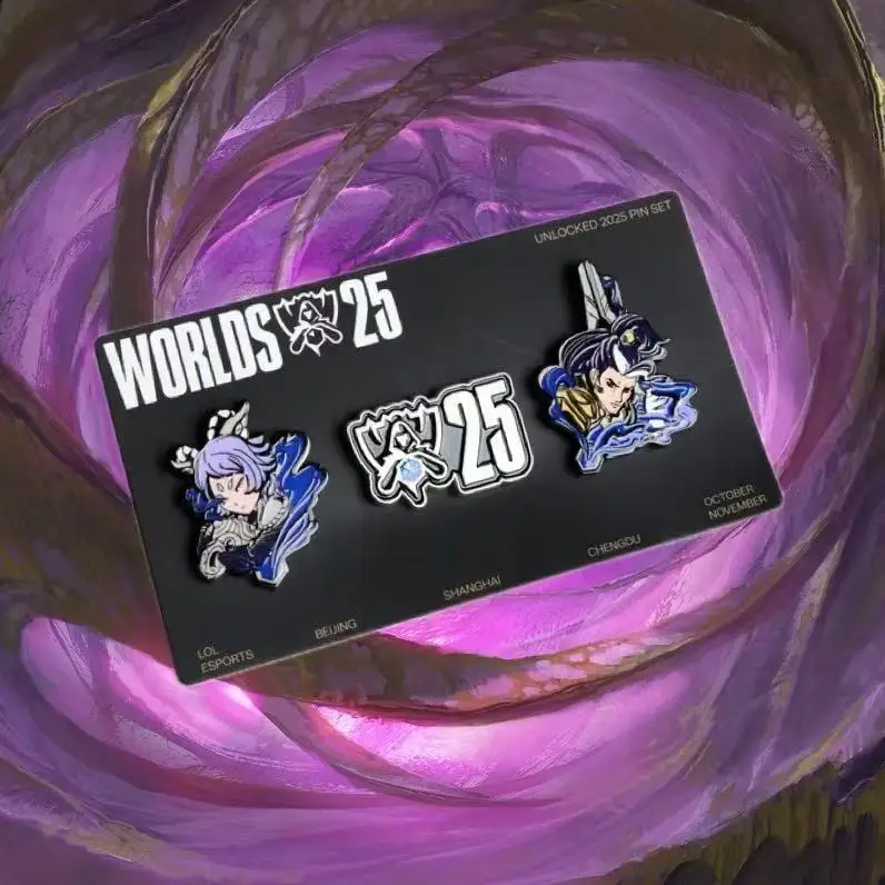 

Worlds 2025 Pin Set Xin Zhao Yunara Genuine Original Packaging Brand New