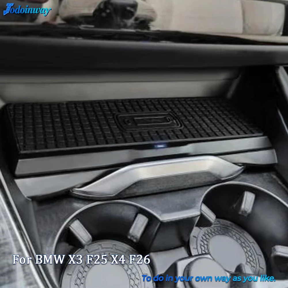 

15W wireless charger for bmw x3 f25 x4 f26 2011-2017 phone holder charging tray mobile mount fast charge accessories interior