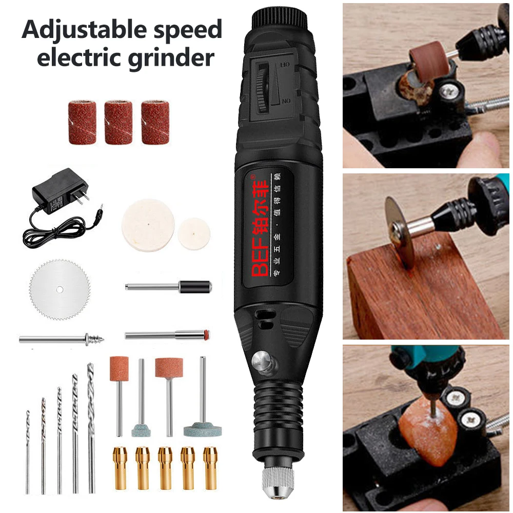 Usb Furadeira Elétrica Mini Moagem Elétrica Velocidade Variável Ferramenta Rotativa Broca Caneta Gravura Faça Você Mesmo Fresagem Ferramenta de Polimento