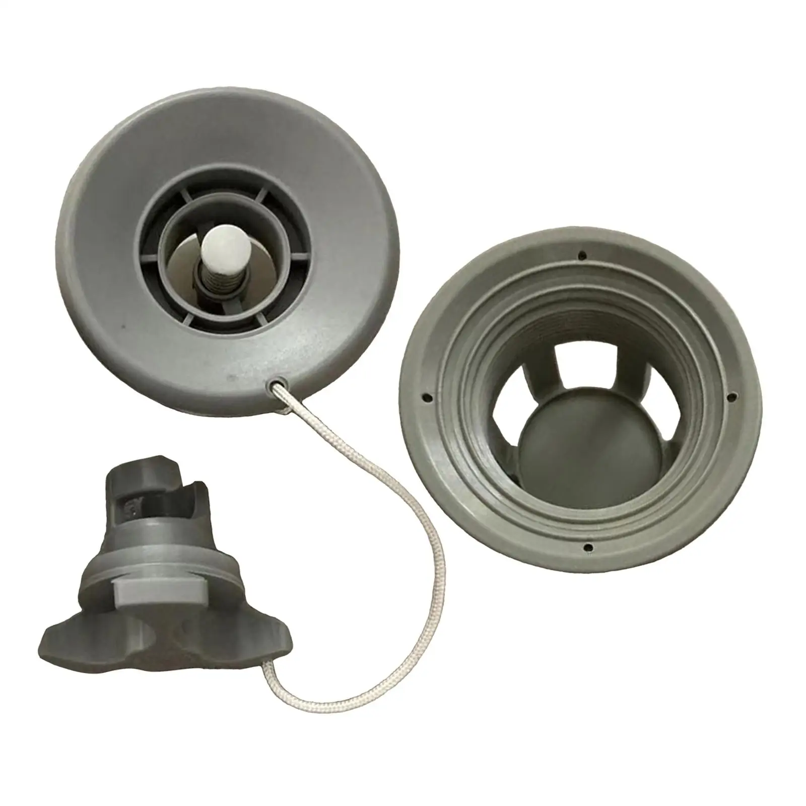 Inflatable Canoe Air Valve Adapter Cap 6 Hole Waterproof PVC Screw Bung Raft Tube Accessory for Boating