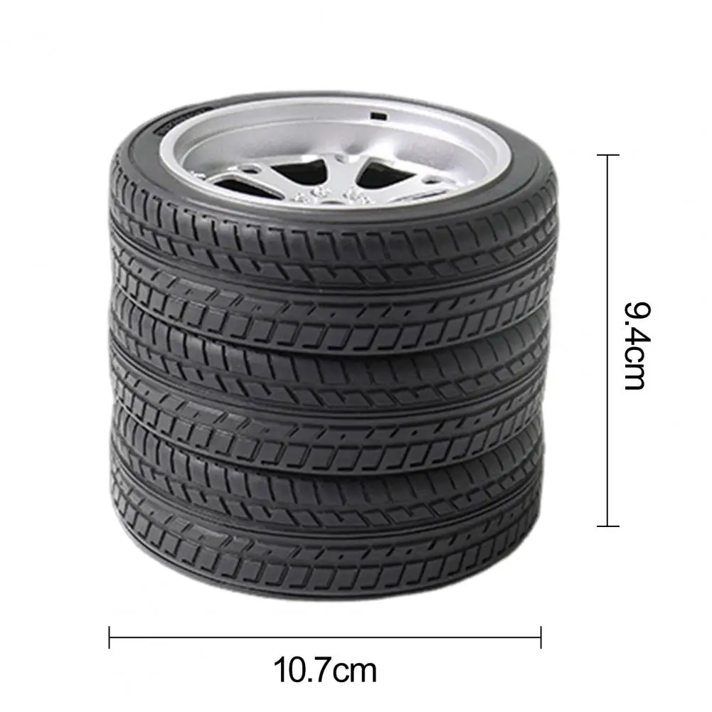 อุปกรณ์สํานักงานที่สมจริงยางรถผู้ถือปากกาเนื้อละเอียดสําหรับโต๊ะองค์กร Office Decor ทนทานเครื่องเขียนสําหรับเด็ก