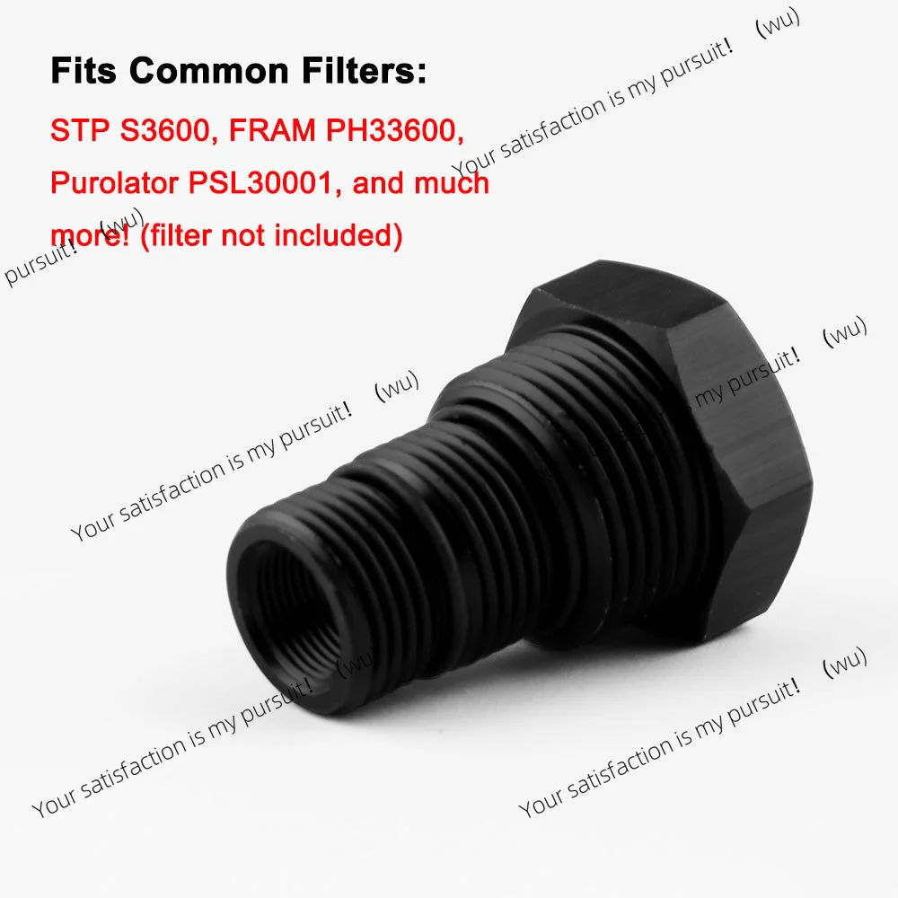 Filter adapter 1 2-28 or 5 8-24 threaded connector