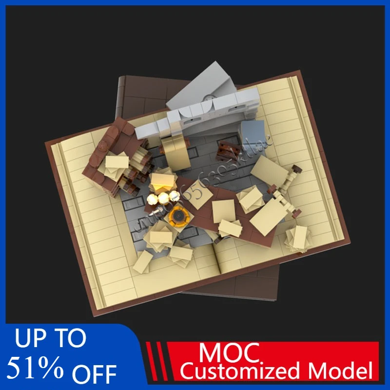 951 Uds. Archivos modulares MOC personalizados de la ciudad blanca, modelo de construcción DIY, tecnología de montaje creativa, juguetes de ensamblaje, regalos para festivales