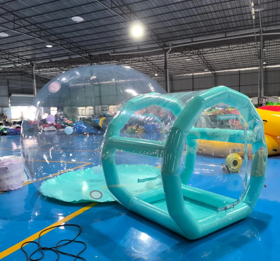 Maison gonflable de rebond de bulle de jardin extérieur de ballon de dôme clair de partie d'enfants de vente directe d'usine
