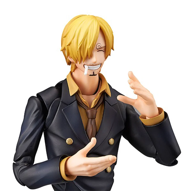 반다이 메가하우스 오리지널 원피스 Sanji Variable Action Heroes 애니메이션 만화 차고 키트 모델 장식 선물 장난감 모델