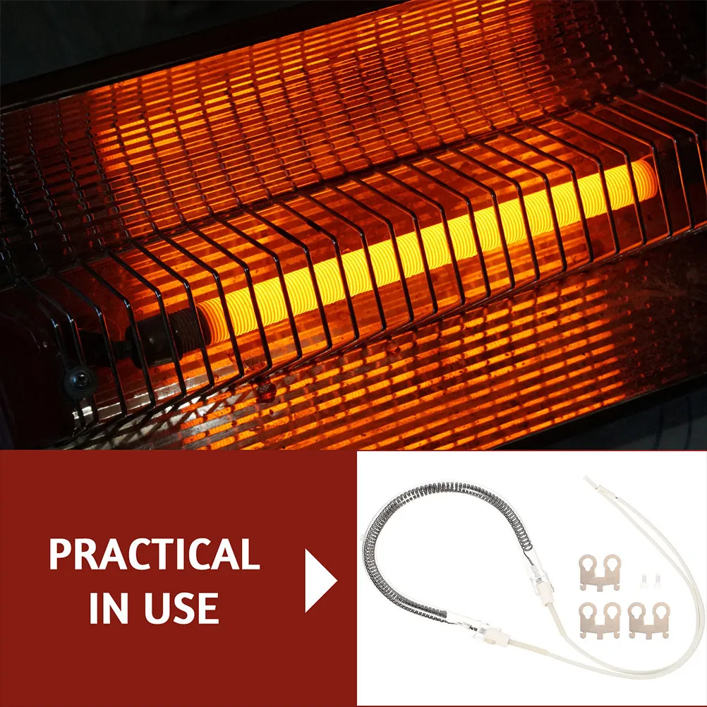 

Сменная галогенная нагревательная трубка для турбо-печи, 1000 Вт, высокоэффективная, теплая световая галогенная лампа-трубка