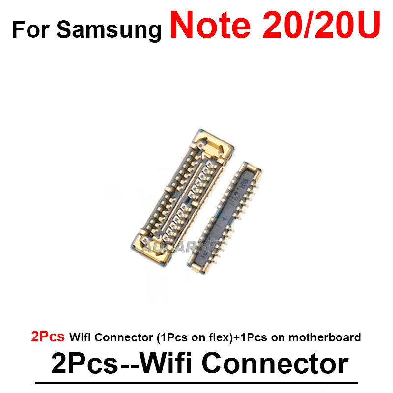 For Samsung Galaxy Note 20 Ultra 20U Wi-Fi Signal Antenna Connector Flex Cable Motherboard FPC Replacement Part