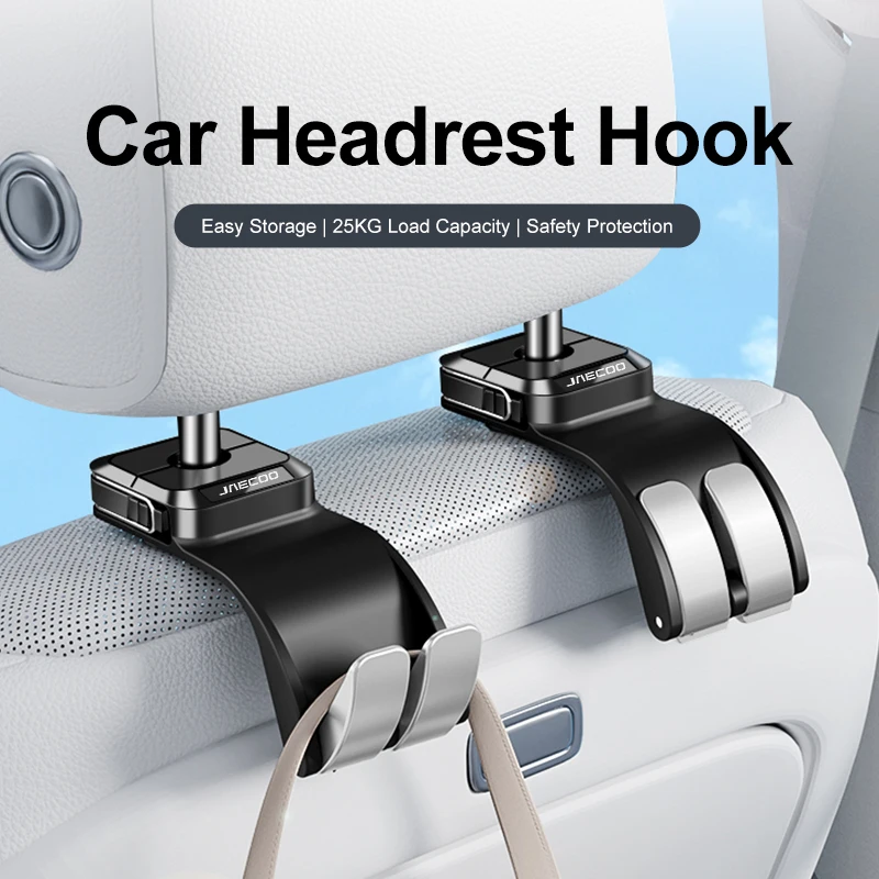 

Custom Logo Car Headrest Hook for Chery Jaecoo J7 Phev 5EV J6 7 J5 J8 Car Rear Seat Hanging Hook Large Load-Bearing Hook Hanger
