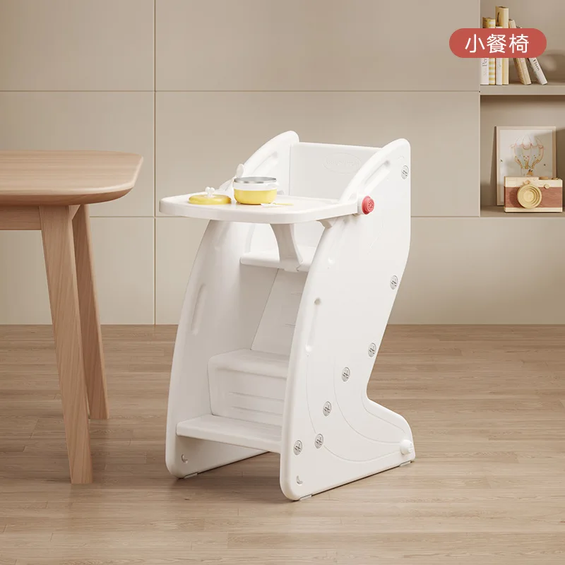 dining chair simple high leg growth chair  chair eating plate growth chair rocking horse learning chair