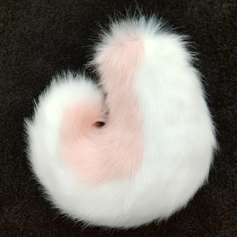 Nouveau fourrure gros bouclé Shiba Inu queue queue de loup Fursuit fille en peluche fausse fourrure queue de loup déguisement Anime Lolita Cosplay accessoires