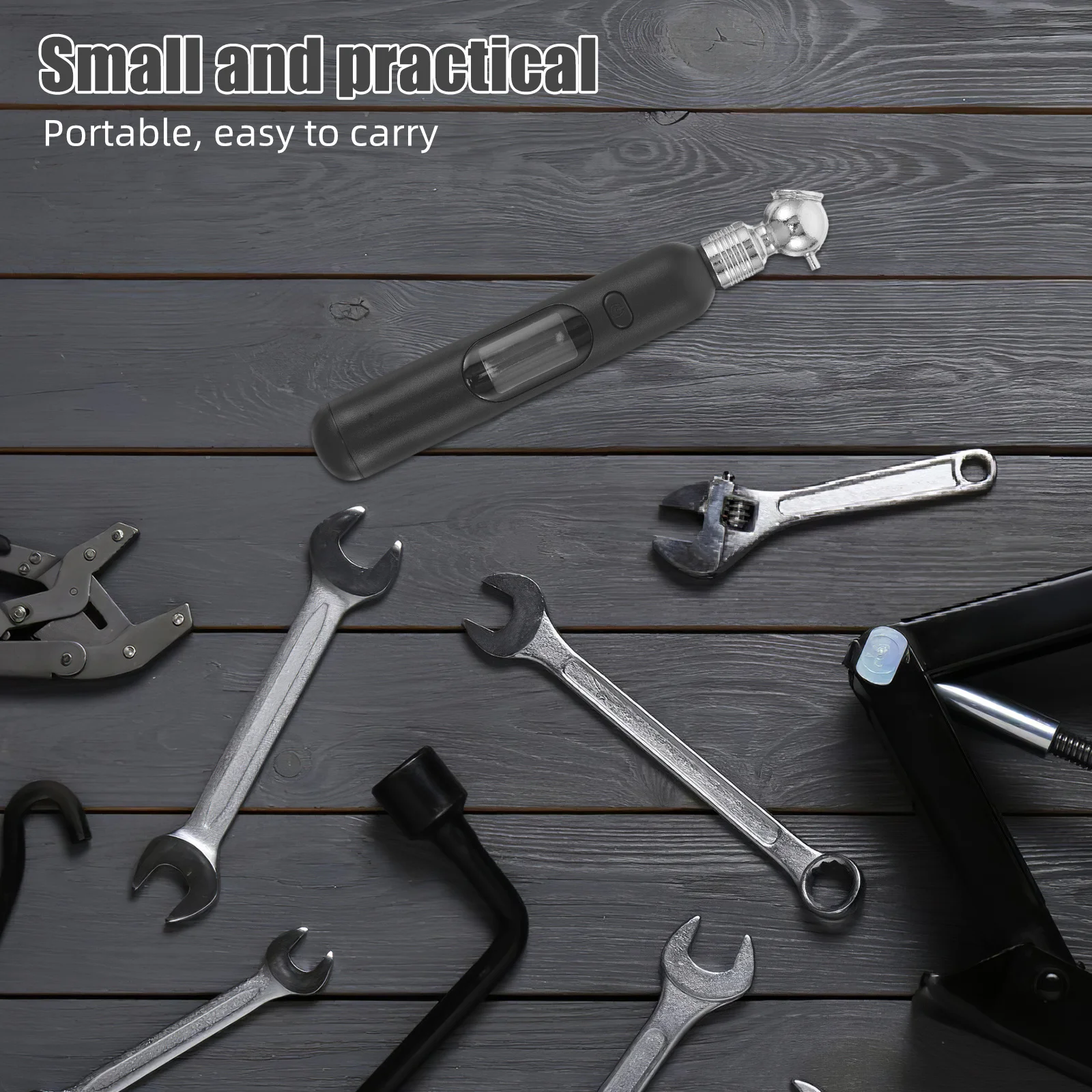 

Mini Digital Tire Pressure Gauge Black Portable Tire Air Pressure Tester Accurate Automotive Tool for Cars Trucks Motorcycles