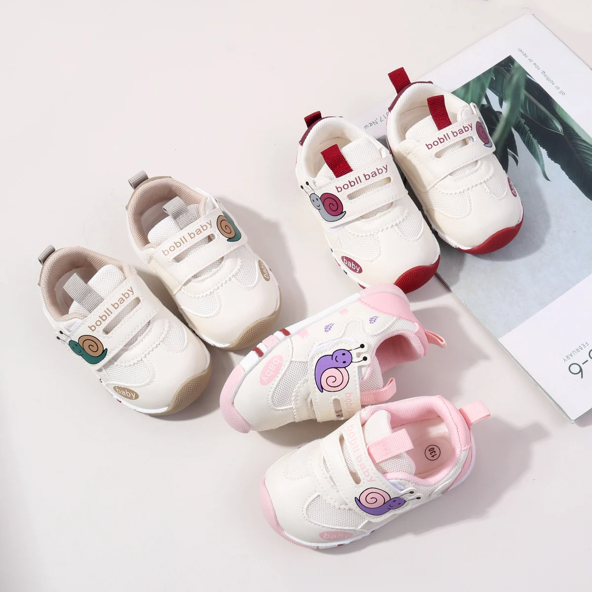 

Новинка 2023 года, весенне-осенняя обувь унисекс с героями мультфильмов для мальчиков и девочек, первые ходунки, мягкая противоскользящая подошва из ТПР для малышей от 0 до 18 месяцев BM506