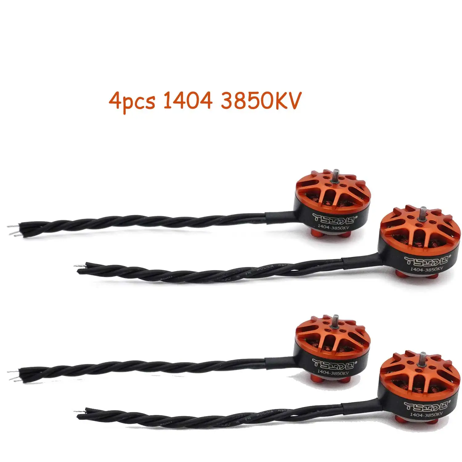 YSIDO 4 STUKS Borstelloze 1604 1505 1404 1303 1204 1104 1103 Motor voor RC FPV Freestyle Quadcopter Vaste vleugel Racing Drone DIY Onderdelen