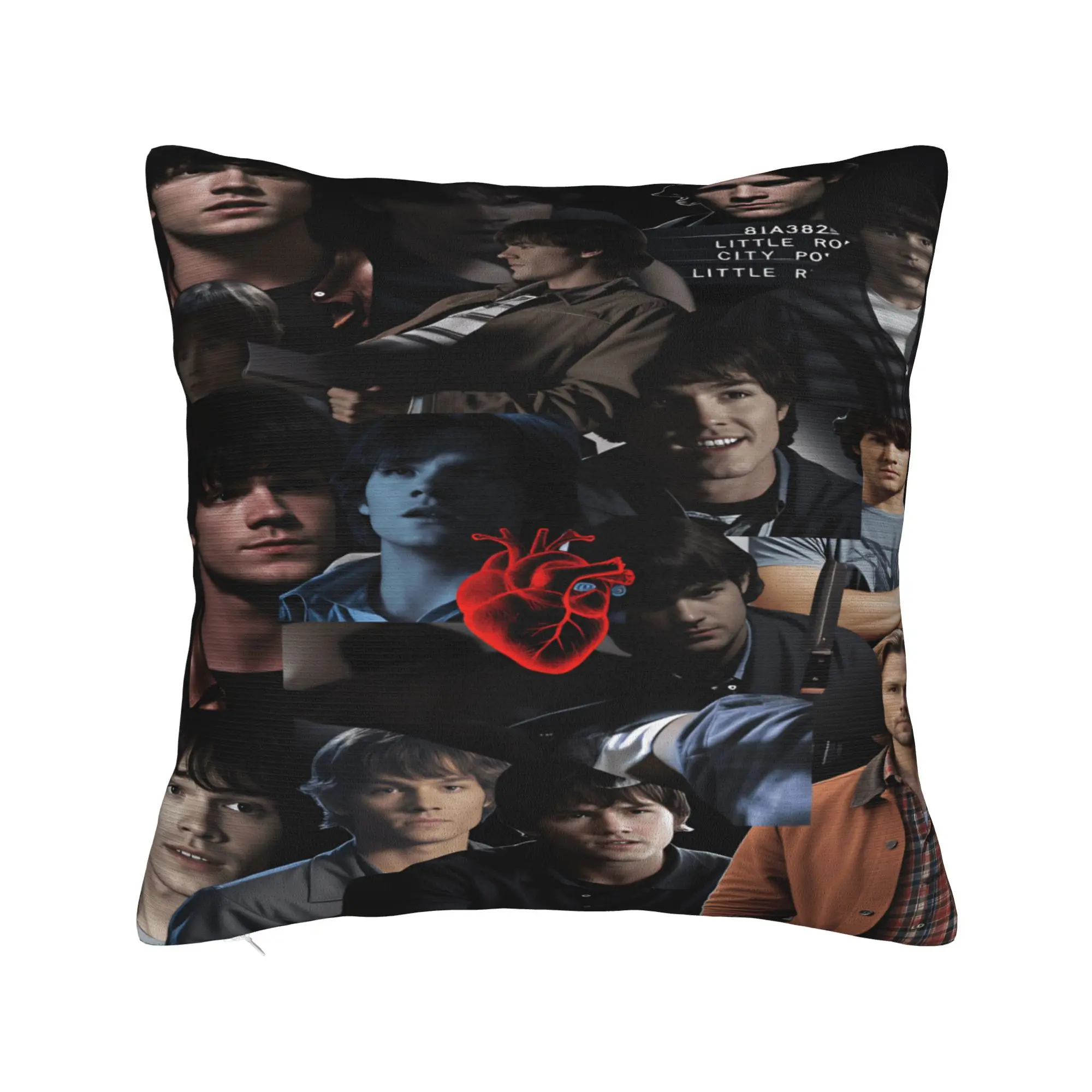 Sam Winchester Supernatural Pillow Case  Kawaii Pillow Cover Custom Pillowcases For Sofa Home Decor