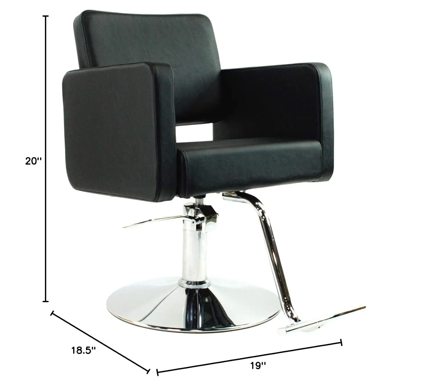 Professional Salon Styling Chair for Hair Stylist Studio Beauty Equipment, Black, Customized