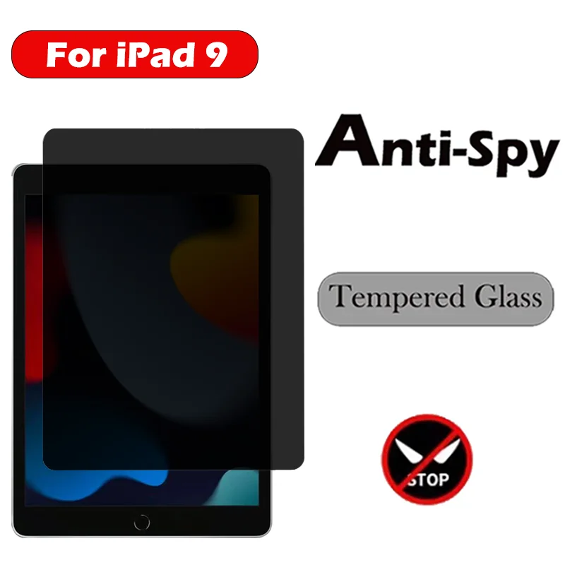 

Privacy Protection Glass For iPad 7 8 9 Anti Spy Screen Protector for iPad 9 8 7