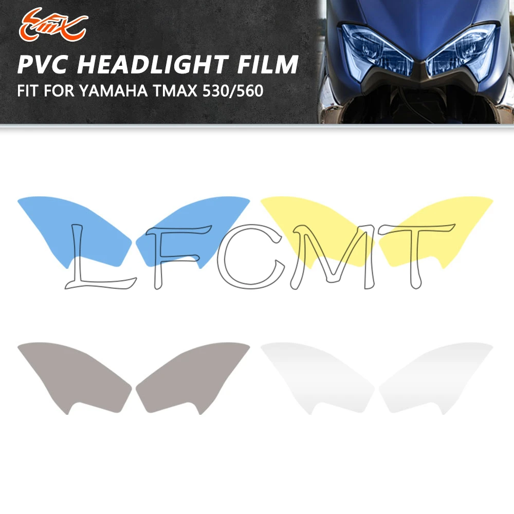 

Подходит для YAMAHA T-MAX 530 T-MAX 530 17-19 T-MAX 560 T-MAX 560 2020, наклейка на фару мотоцикла, защитная пленка от царапин, наклейка