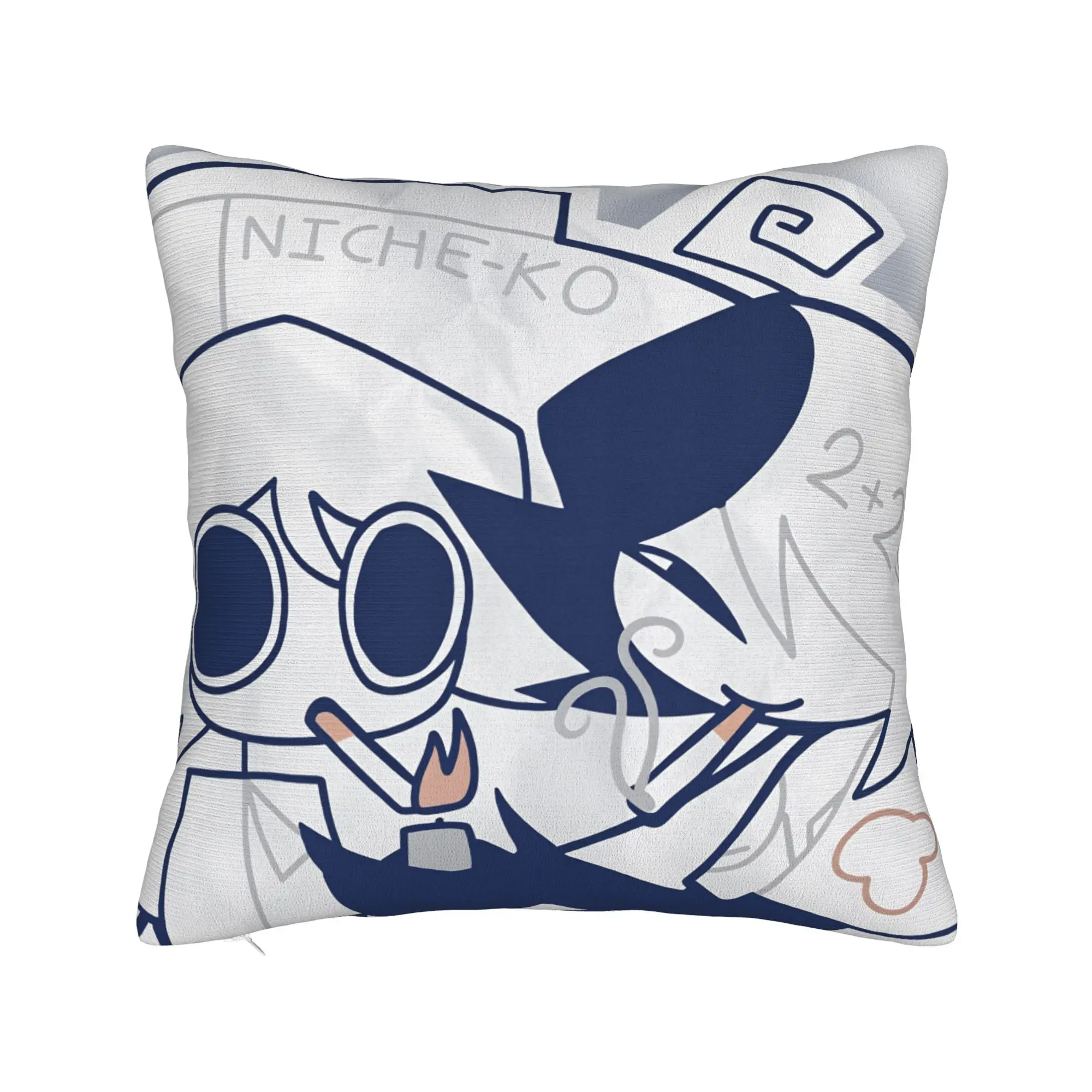 FPE F-Fundamental P-Paper E-Education Pillow Case  Square Pillow Cover Retro Trendy Pillowcases For Couch Sofa Bedroom