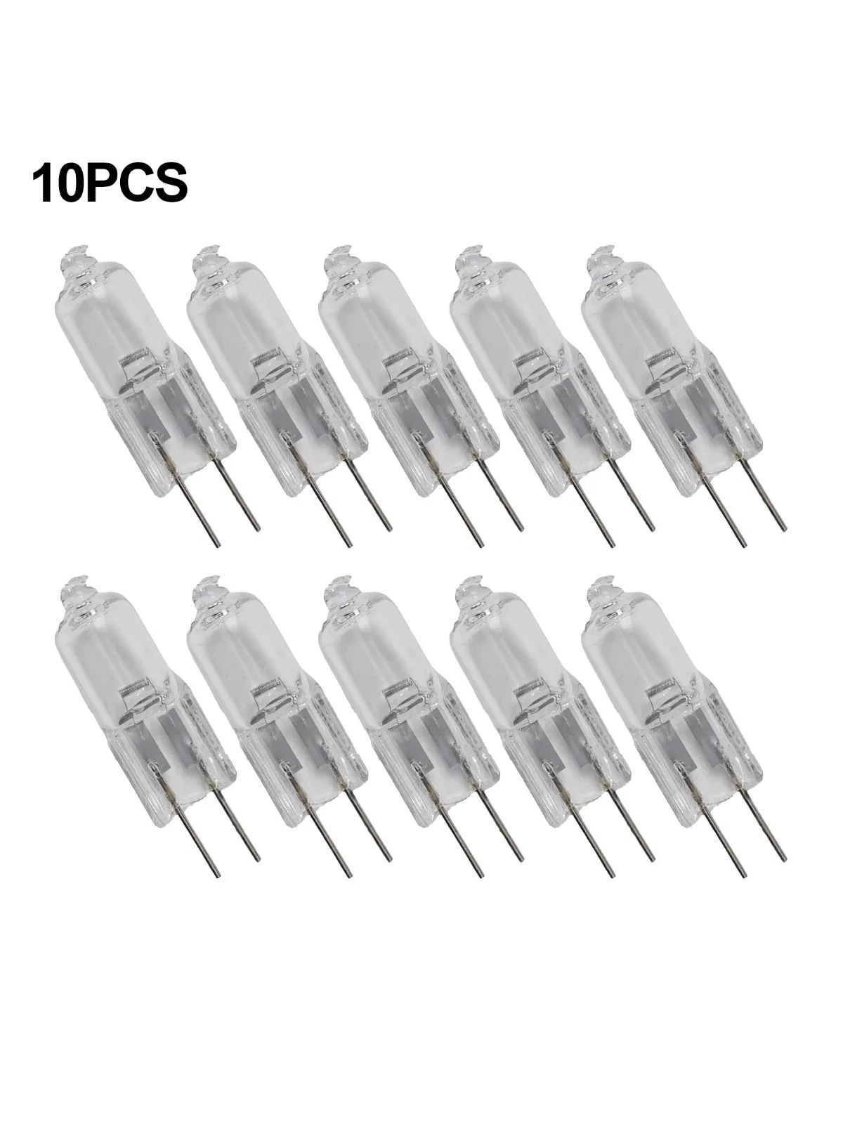 Ampoule halogène G4 12V 2 broches, 10 pièces, 5W 10W 20W 30W 50W, perles halogènes de remplacement, équipement de jardin et de piscine