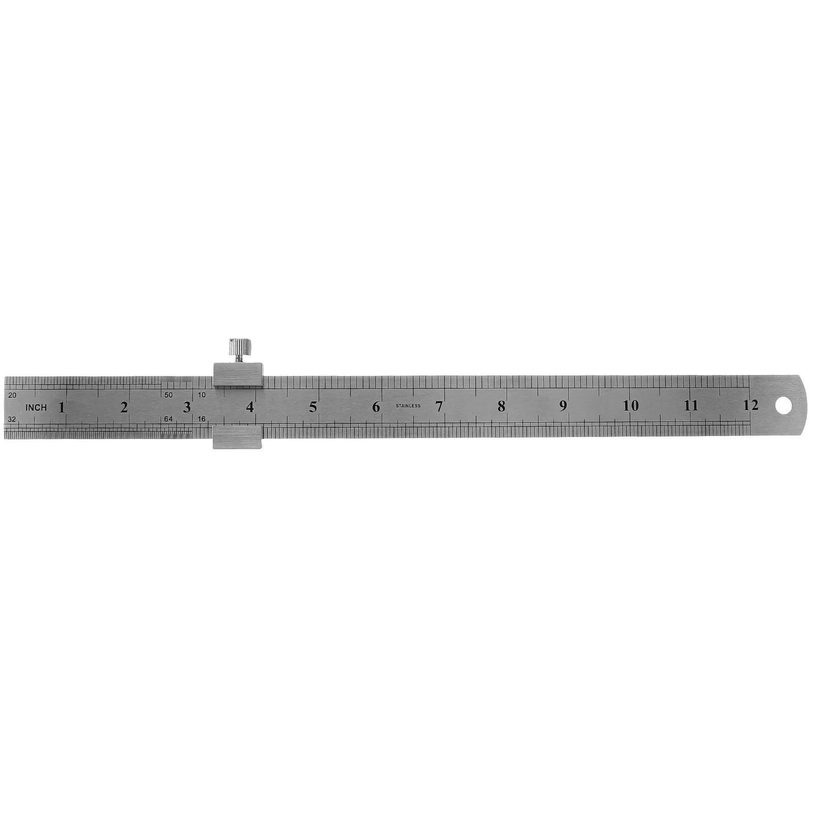 

1 Set Stainless Steel Ruler 30Cm 60Cm Precision Measuring Tool Flat Engineering Carpenter Office School Use Ruler With