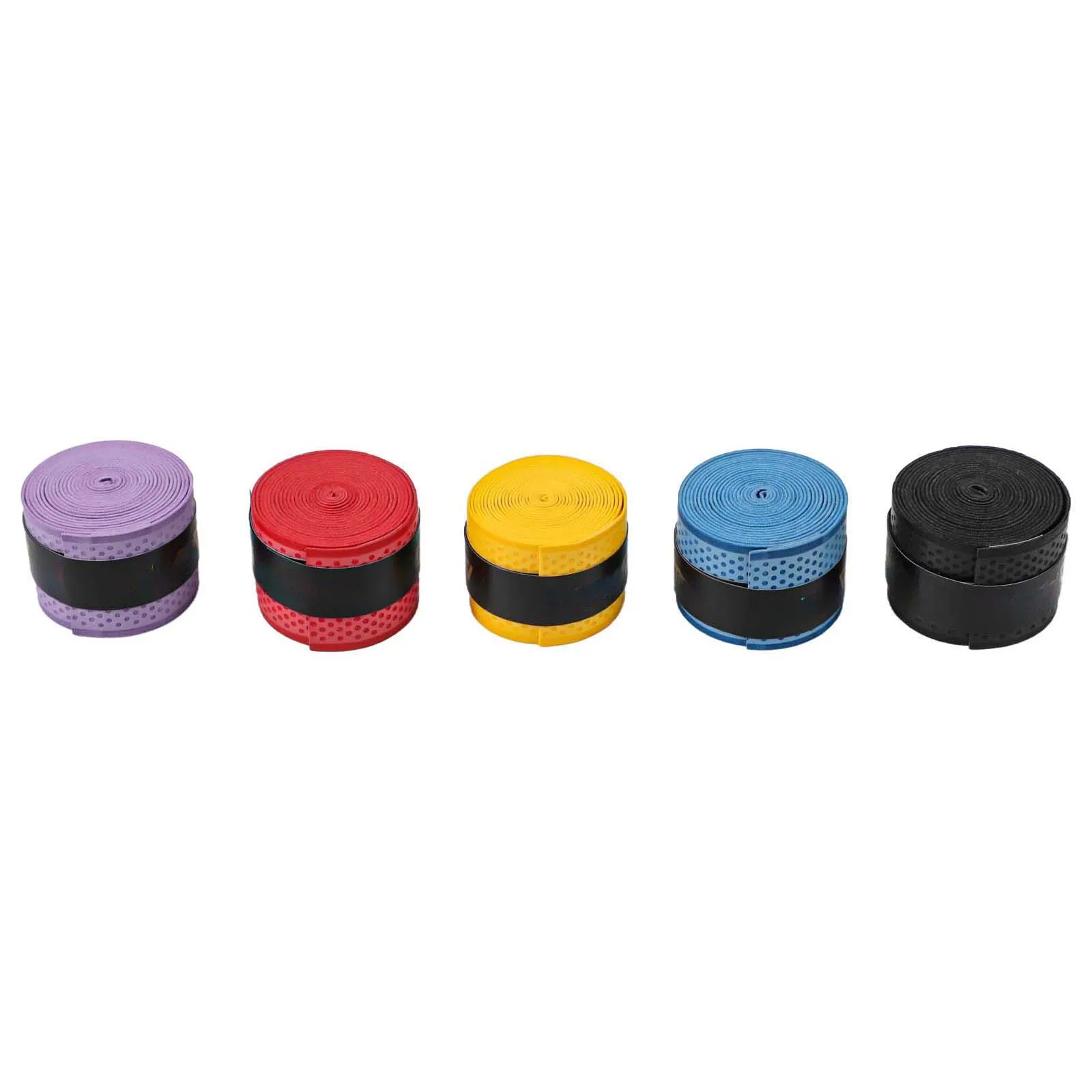 Outdoor Activities Badminton Grip Breathable Grip 1100*25*0.75mm High Elasticity Raised Edges For Grip Seal Glue Design