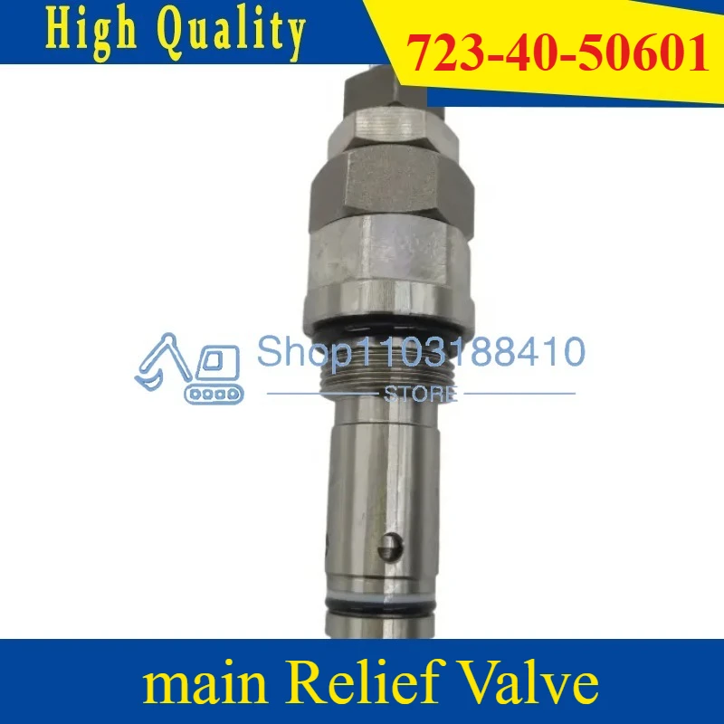 

Excavator Accessories PC128US-1 PC128US-2 PC128UU-1 main Relief Valve 723-40-50601 7234050601