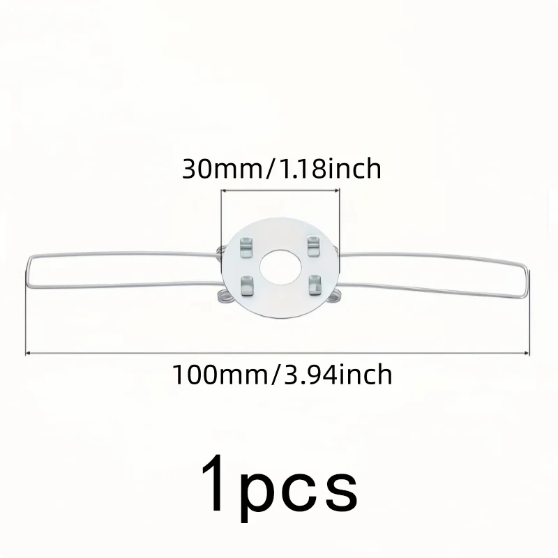 1 pcs 100mm Lampshade Holder Clips for Lampshade Installation, Secure Clamping Force, Sturdy Metal Material