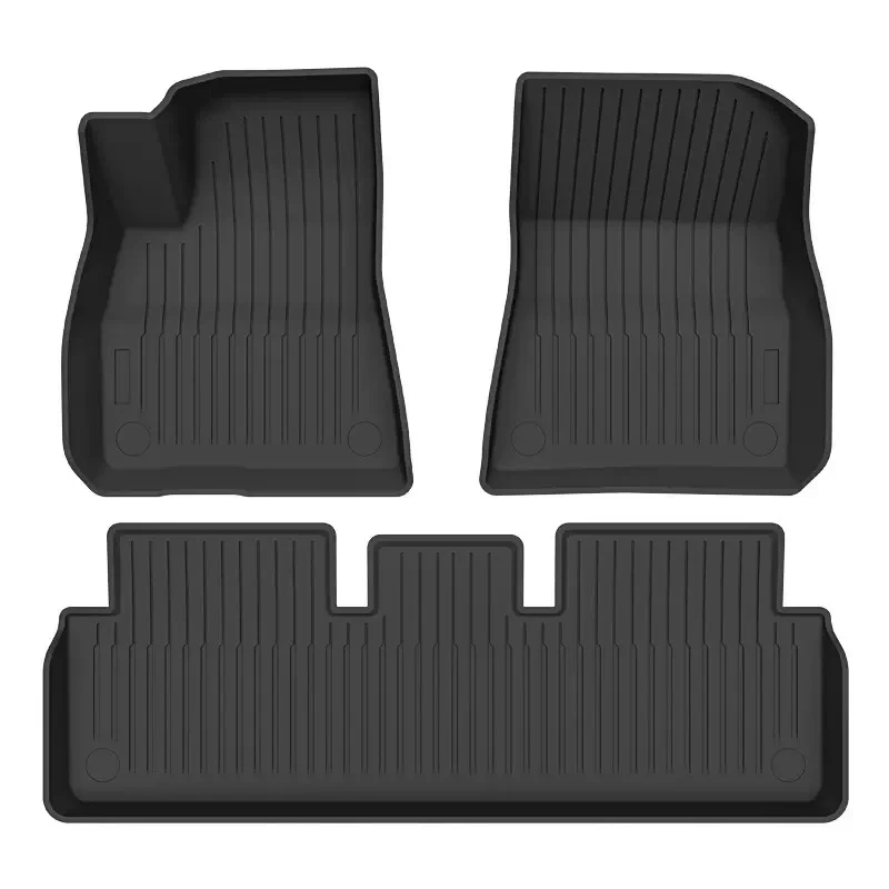 Custom TPE car floor mats For Tesla Model Y left-hand drive accessories Automobiles para auto Vehicle supplies auto