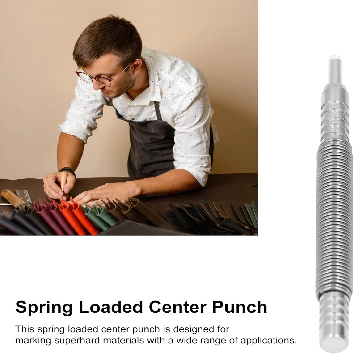 Metal Spring Loaded Center  with Hammerless Action, High Hardness for Wide Application, Accurate Control