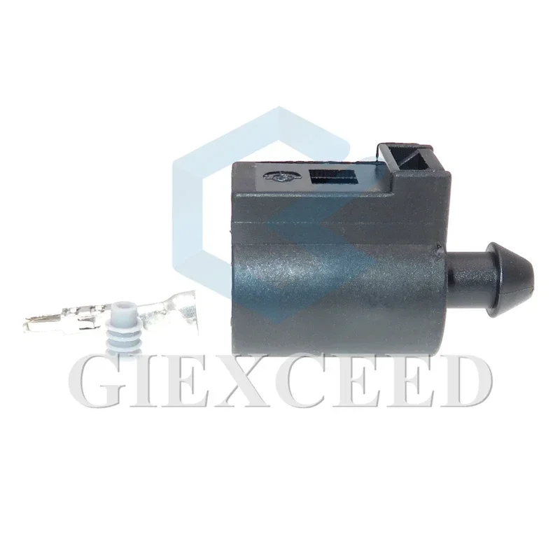 2 Sets 1 Pin AC Assembly Car Motor Oil Pressure Sensor Plug For VW Audi Auto Waterproof Wire Connector 1.5 Series 1J0973081