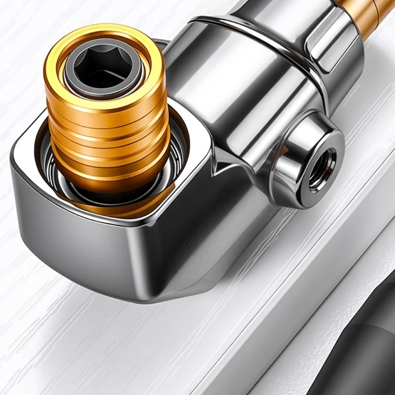 90-Degree Driver Adapter with Side Handle and Aluminum Body for Tight-Area Drilling and Screw Driving in high quality