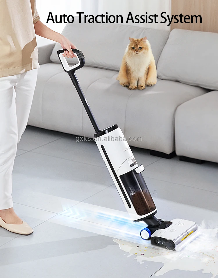 TINECO Steam 2.0 Commercial Electric Upright เครื่องดูดฝุ่นแบบใช้มือถือเปียกและแห้ง เครื่องดูดฝุ่นแบบมือถือ Steam Mop เครื่องดูดฝุ่นมือถือ