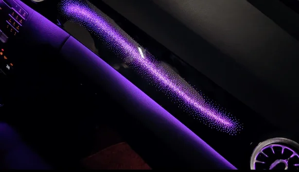 Upgrade ICarsin 256 Colors LED Car Interior Ambient Light for Mercedes Benz E Class W212 2010-2015 Strip Accessories Decoration