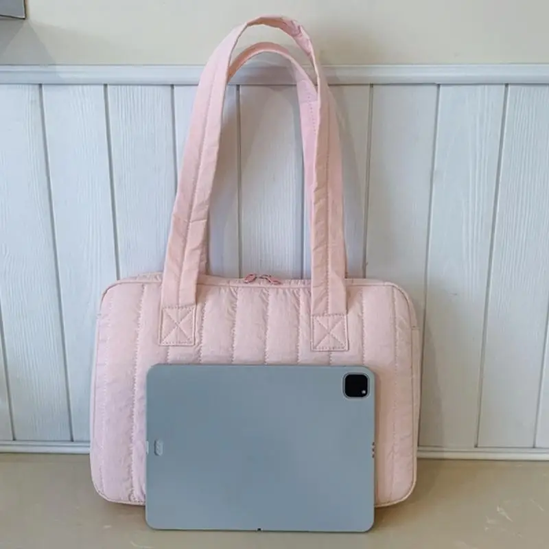 Y1UB 14inch Laptop Shoulder Bag Lightweight Durability Fabric For Daily Use Notebook Sleeve Multiple Purpose