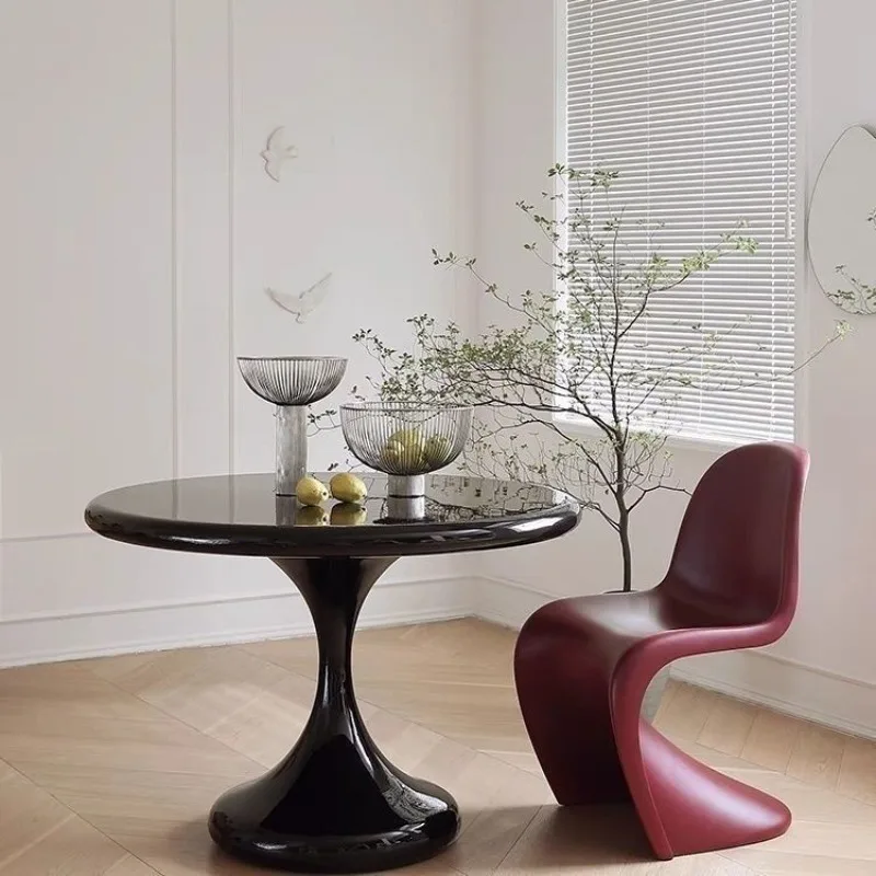 Pandong Chair Nordic Style Plastic Back Chair Household Stackable Dining  Modern Simple Negotiation  Dressing Stool