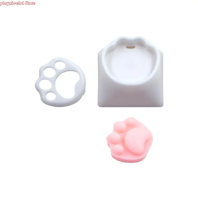 E8BA Elegent Cats Claw Design Keycaps Set Of 4 For Customs Mechanical Keyboards Build