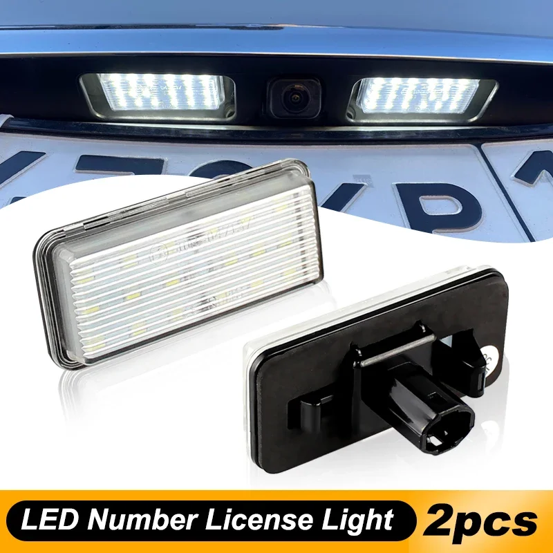 

2pcs Canbus Led Number Plate Light For Lexus LX470 LX570 Toyota Land Cruiser 100 200 Prado 120 Reiz 4D Mark X License Plate Lamp