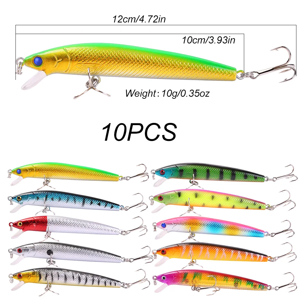 Sougayilang Crankbait Minnow – Señuelo duro realista para pescar carpa - imagen 2