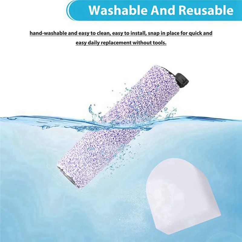 Appliance Parts Main Brush Roller/ Filter Cotton Vacuum Cleaner Accessories Plastic For Shark WD201 WD101 WD200 WD100