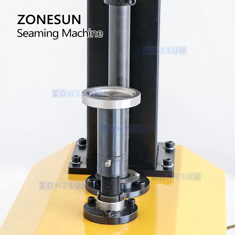 ZONESUN ZS-LYC160 Automatic Zip-top Can Capping Machine, Cans Sealing Machine, Paper Cans,PET Plastic Tank For Food Industrial