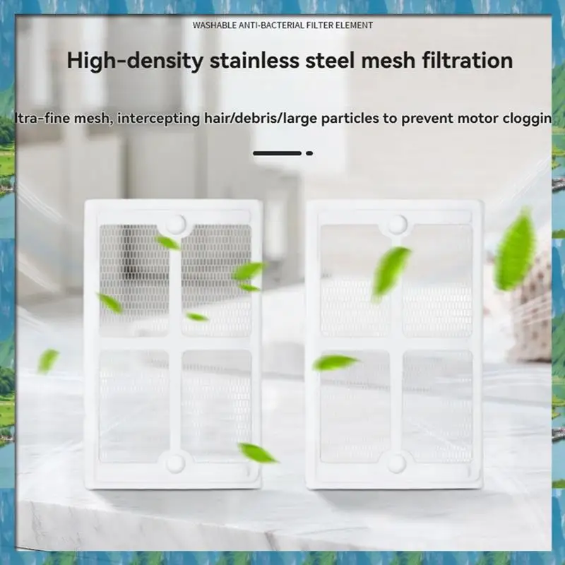 The 10PCS Ecovacs Deebot Sweeper Sewage Tank Filters Suitable For X8 Pro Omni / X8 Pro Plus / T80