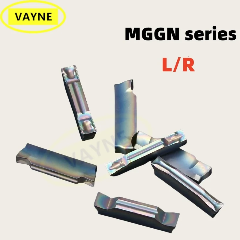 

MGGN150 200 MGGN250 MGGN300 MGGN400 MGGN500 Left/Right Hardened Steel Cutting Turning Tool Grooving Lathe Insert Stainless steel