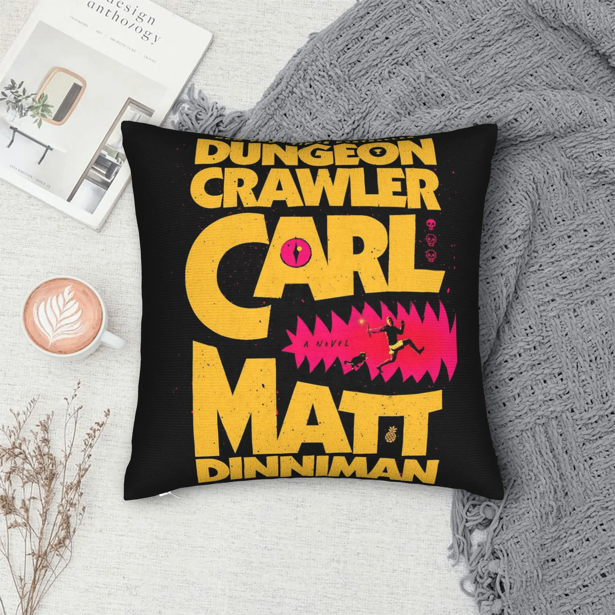Dungeon Crawler Carls Pillow Case  Cute Funny Pillow Cover Comfy Pillowcases For Sofa Car Home Decor