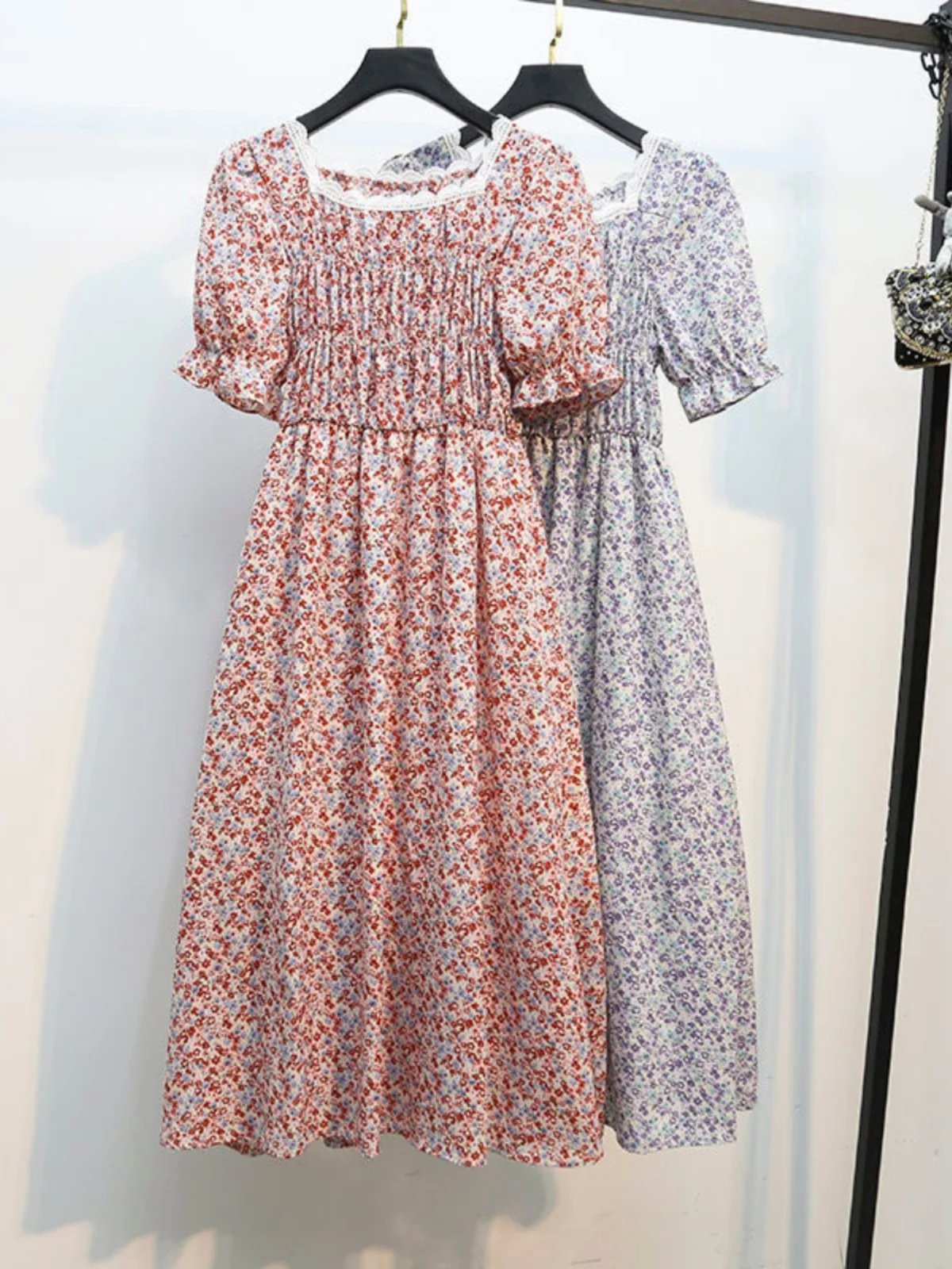 เดรสผู้หญิงสไตล์ใหม่สำหรับฤดูร - Midi Skirt Floral บทวิจารณ์และราคา