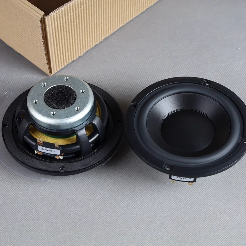 B-717 Israel Morel MSW-424D 4 Ω Large Voice Coil Neodymium Magnetic 4Inch mid Bass Speaker CD 118mm 1PCS