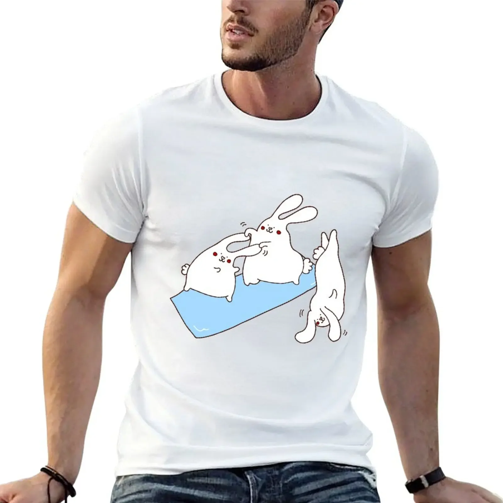 

Yoga buns T-Shirt custom t-shirts summer clothes Funny t-shirt hippie clothes black t shirts for men