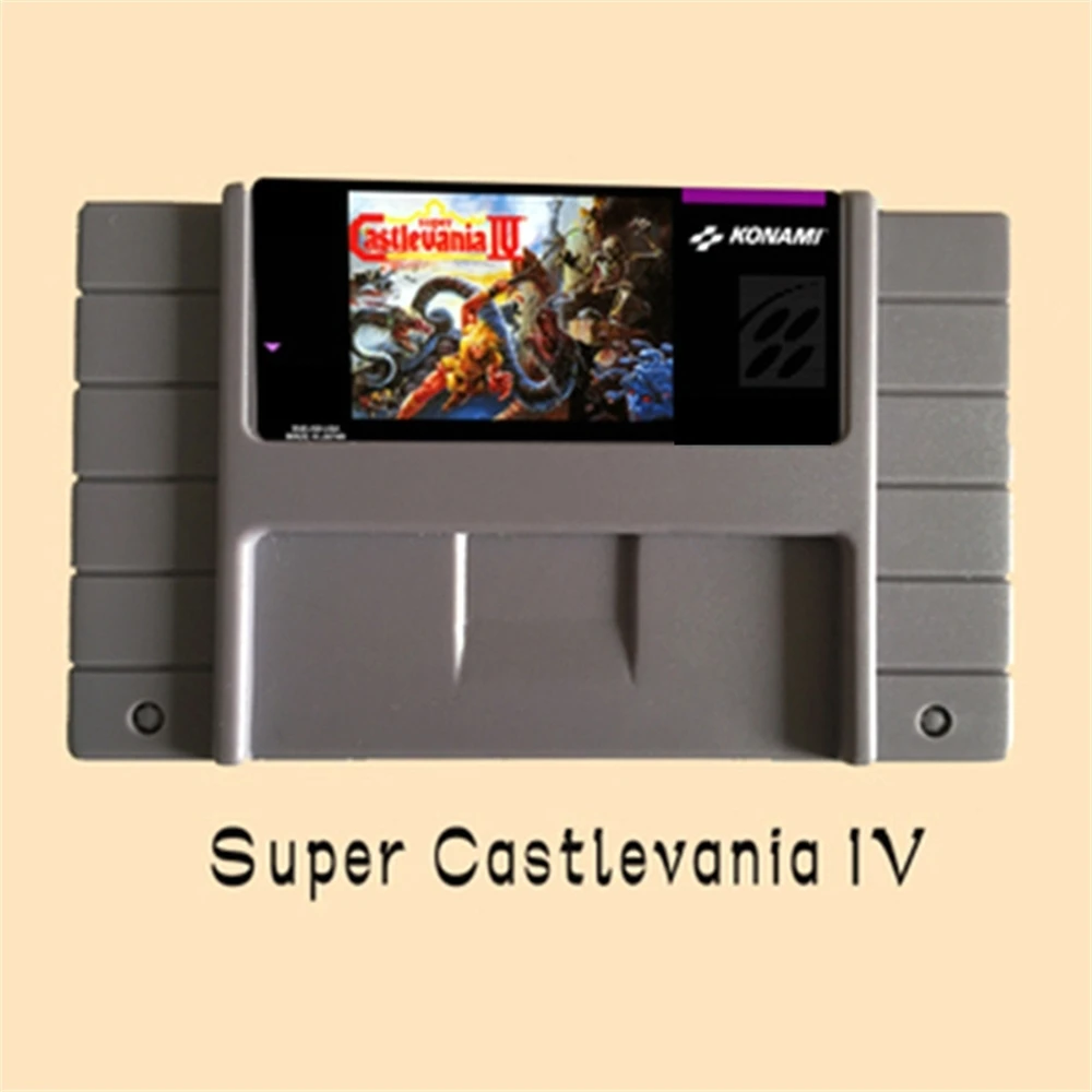 Super Castlevania IV 16bit Big Gray Game Card For USA NTSC Game Player