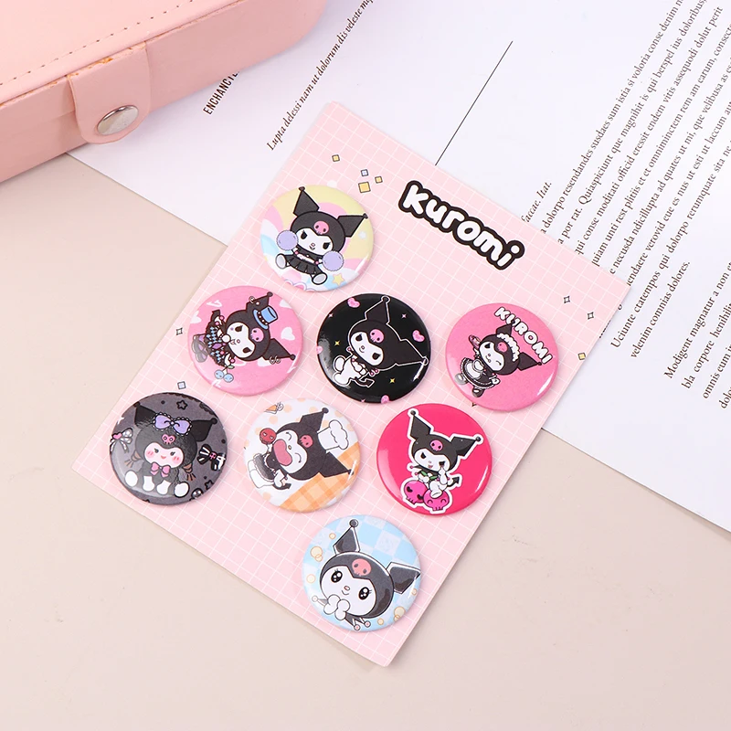 

Cute Cartoon Sanrio Tin Badge and Chest Badge Cinnamoroll Kuromi Melody Pochacco Hello Kitty Brooch Backpack Pendant Gift Anime