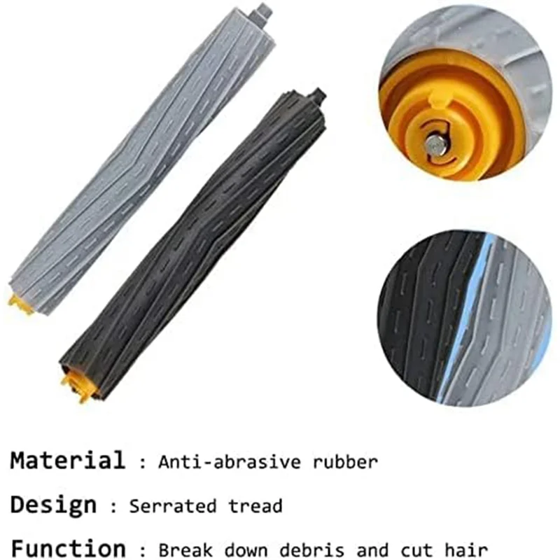 A65Z جزء استبدال الفرشاة الرئيسية لـ Irobot Roomba 960 980 890 880 850 860 870 895 981 985,800 900 Series ملحقات المكنسة الكهربائية