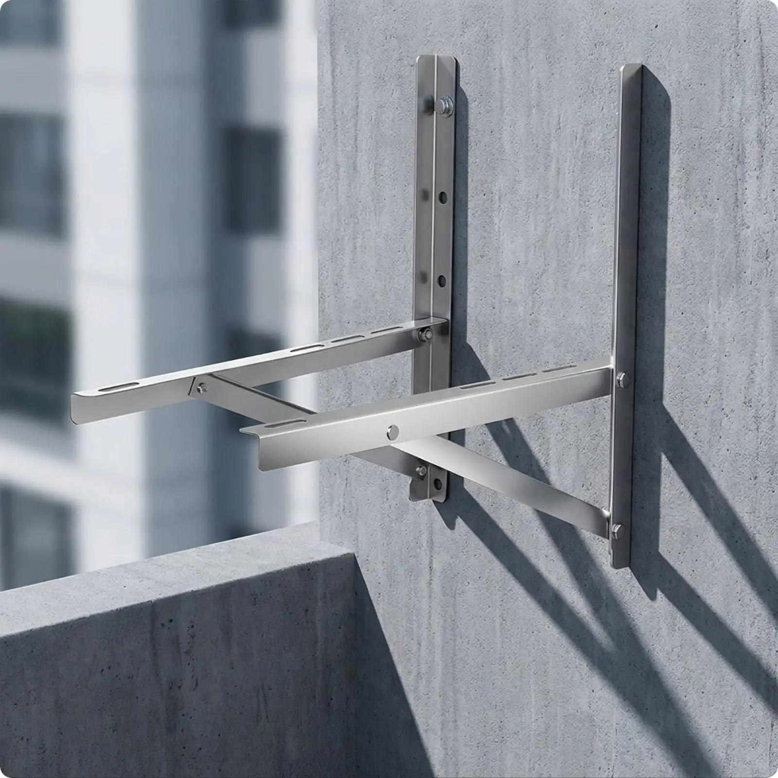 Air Conditioner Mounting Bracket Foldable Hardware Weather Resistant for Outdoor